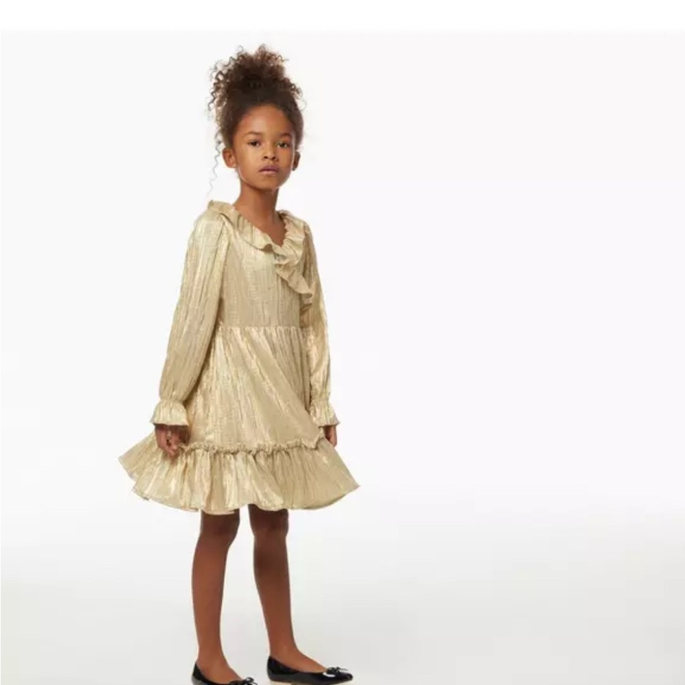 4T Janie and jack gold dress